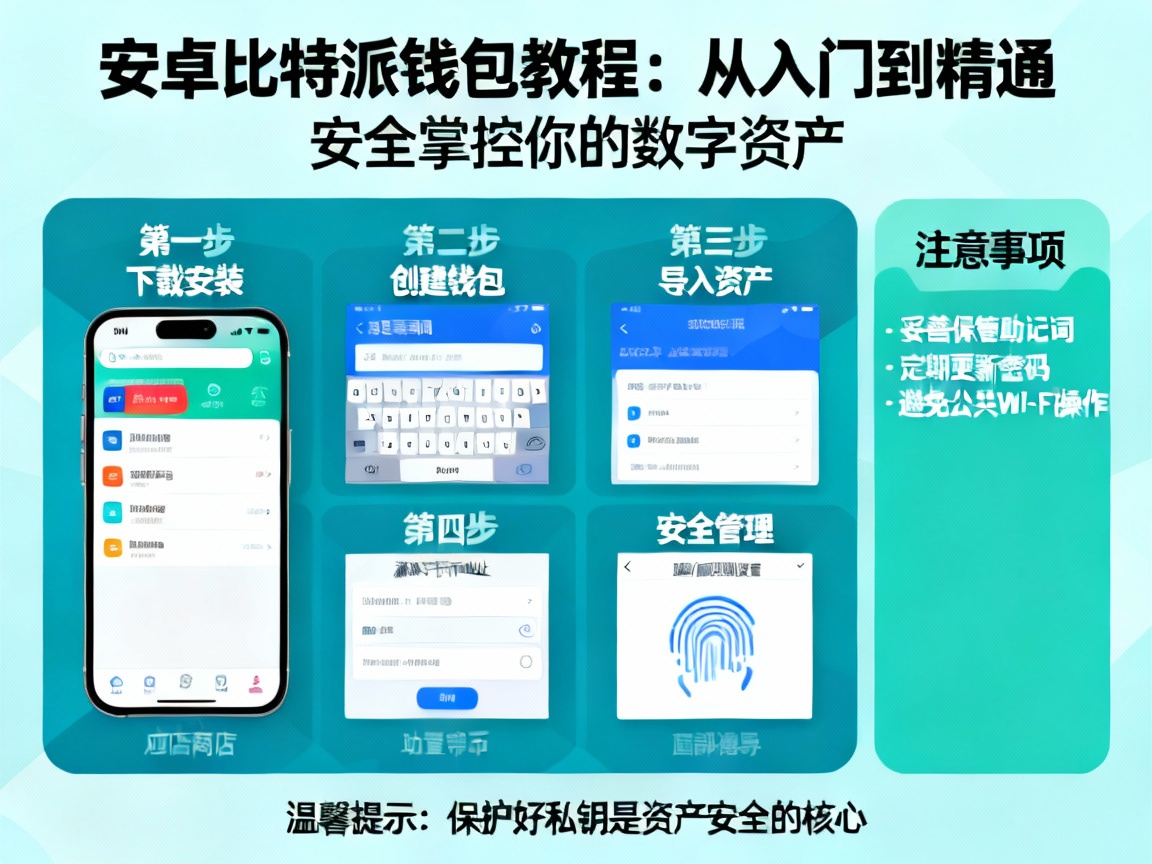 安卓比特派钱包教程，从入门到精通，安全掌控你的数字资产