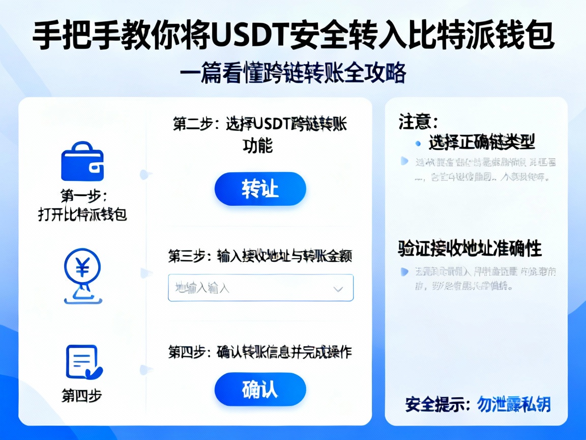 手把手教你将USDT安全转入比特派钱包，一篇看懂跨链转账全攻略