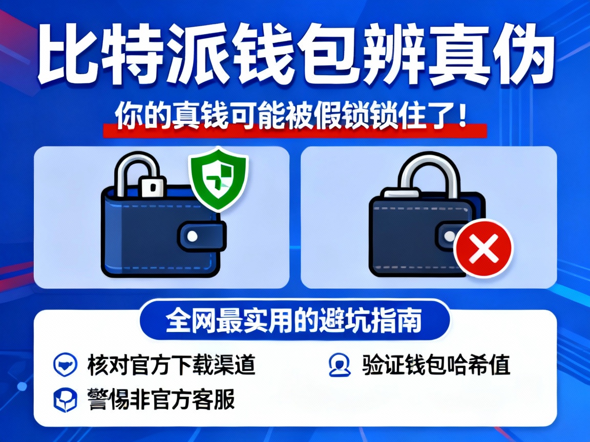 比特派钱包辨真伪，你的真钱可能被假锁锁住了！一份全网最实用的避坑指南