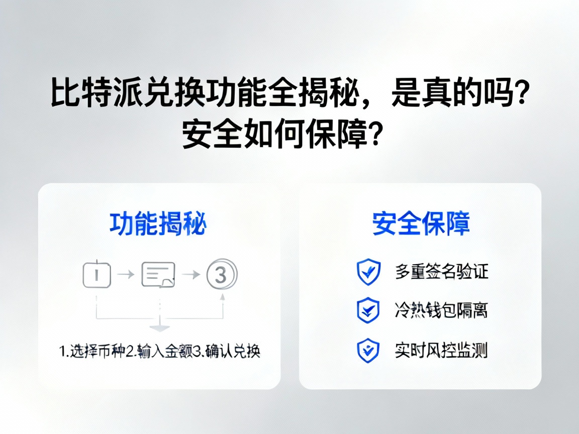 比特派兑换功能全揭秘，是真的吗？安全如何保障？