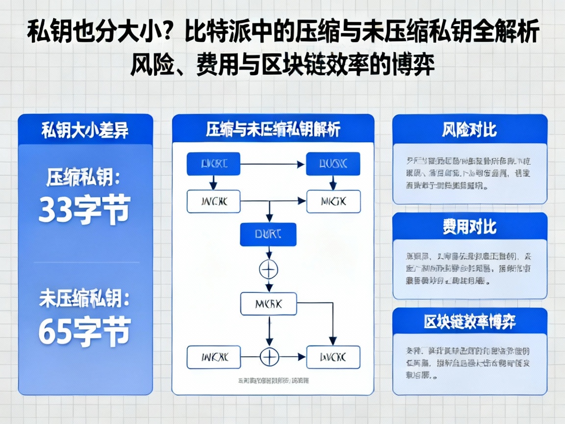 私钥也分大小？比特派中的压缩与未压缩私钥全解析，风险、费用与区块链效率的博弈