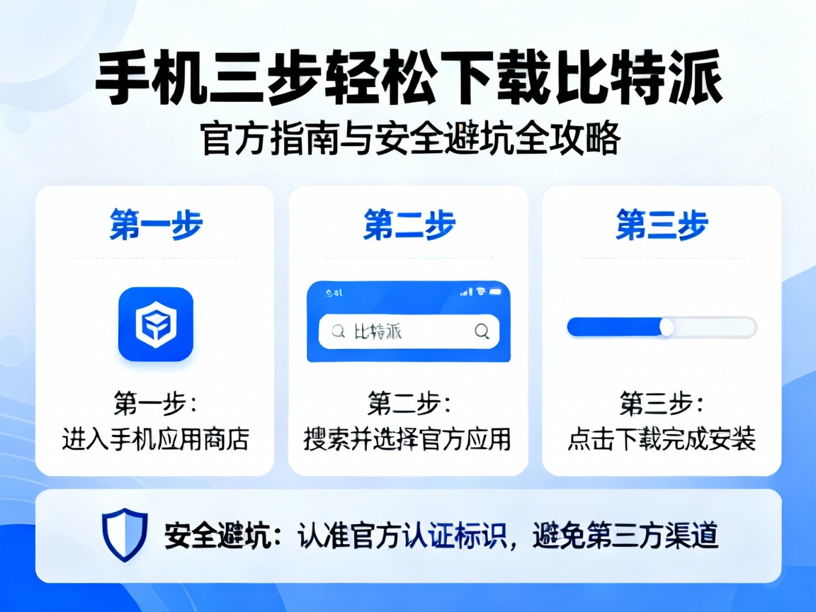 手机三步轻松下载比特派，官方指南与安全避坑全攻略