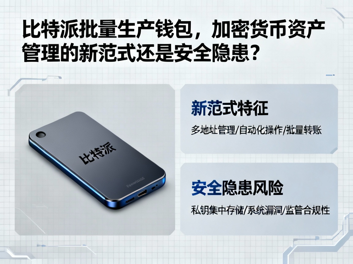 比特派批量生产钱包，加密货币资产管理的新范式还是安全隐患？