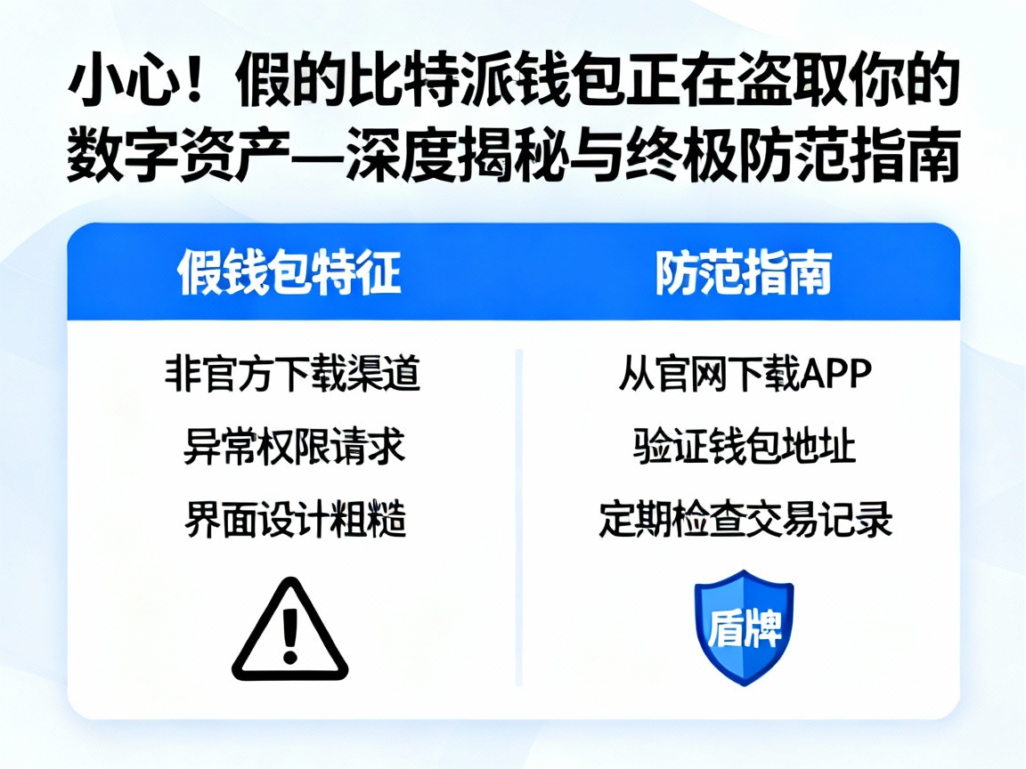 小心！假的比特派钱包正在盗取你的数字资产—深度揭秘与终极防范指南