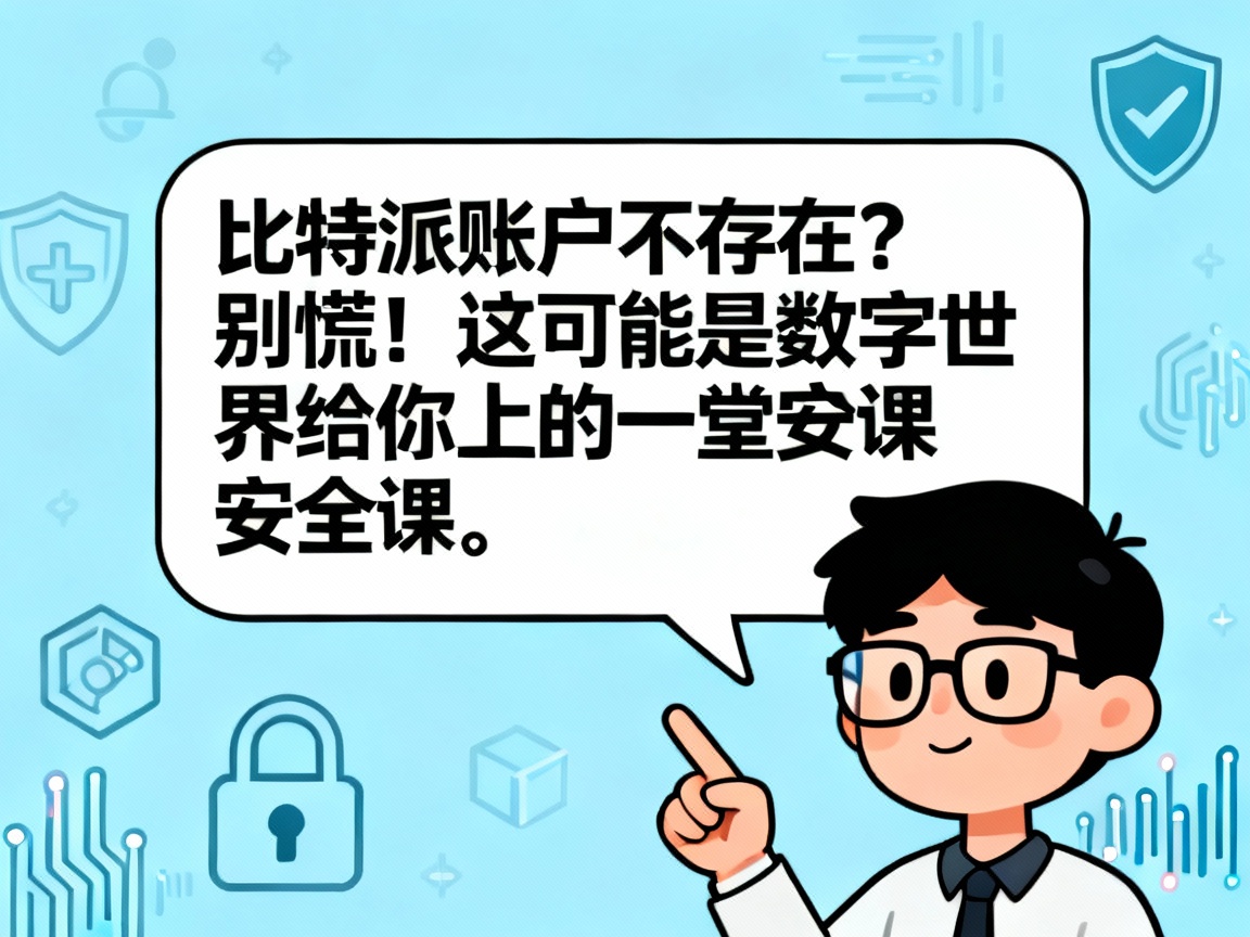 比特派账户不存在？别慌！这可能是数字世界给你上的一堂安全课