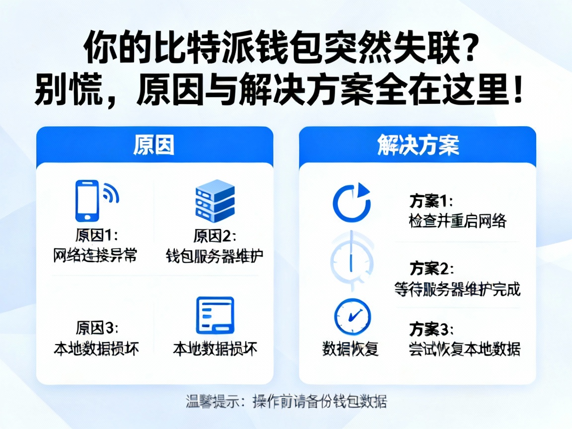 你的比特派钱包突然失联？别慌，原因与解决方案全在这里！
