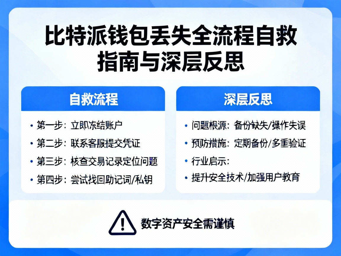 当数字资产瞬间消失，比特派钱包丢失全流程自救指南与深层反思