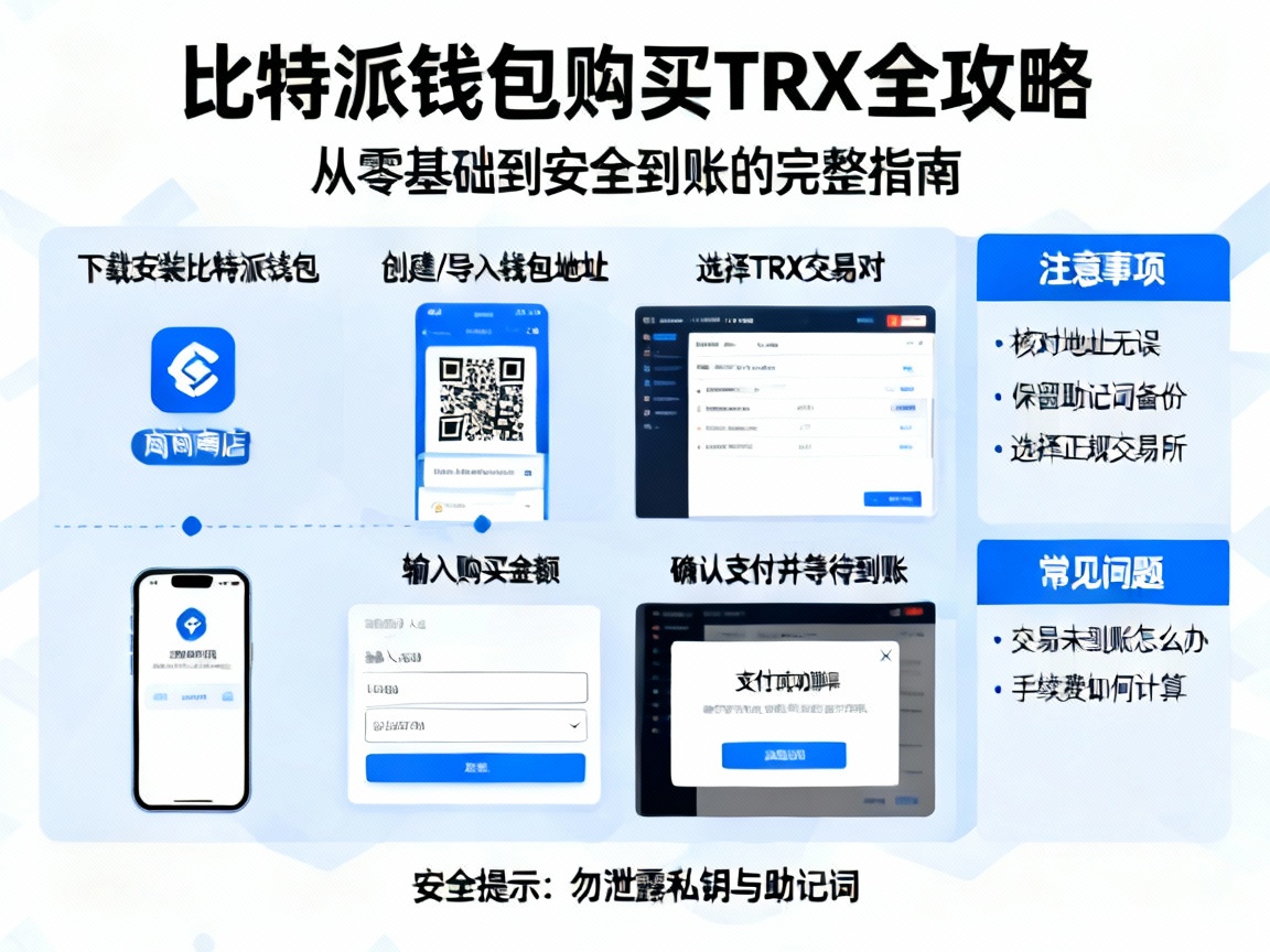 比特派钱包购买TRX全攻略，从零基础到安全到账的完整指南