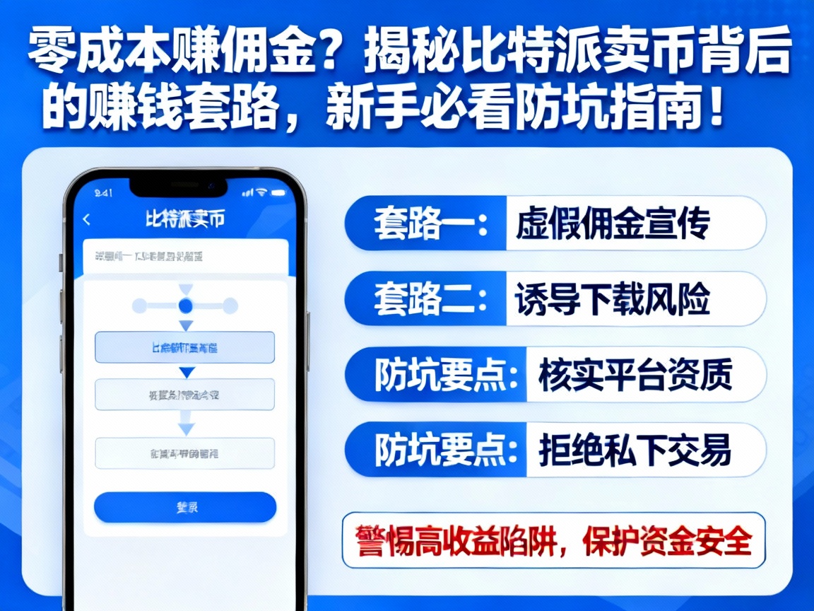 零成本赚佣金？揭秘比特派卖币背后的赚钱套路，新手必看防坑指南！