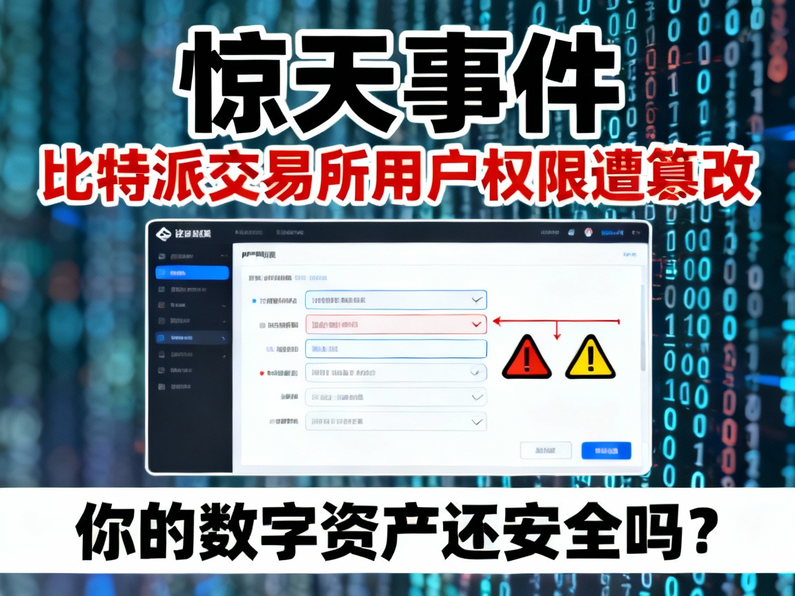 惊天事件，比特派交易所用户权限遭篡改，你的数字资产还安全吗？