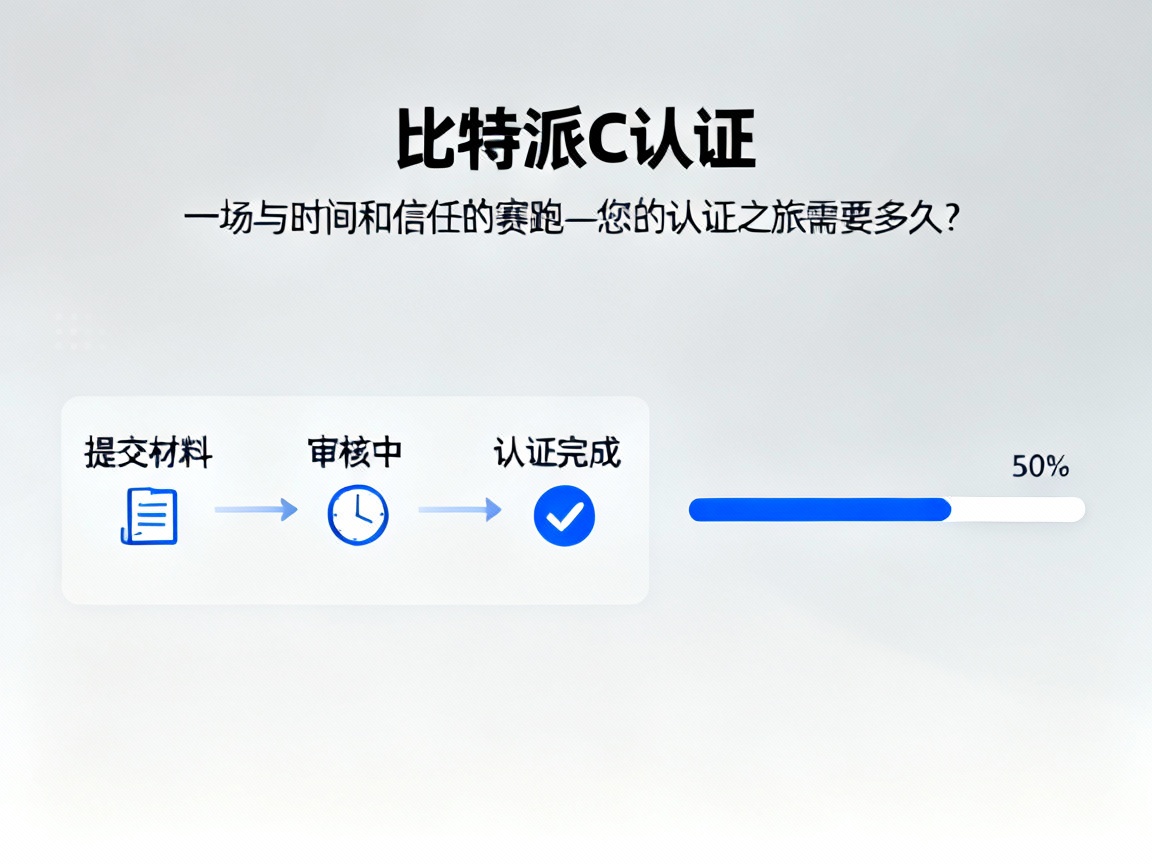 比特派C认证，一场与时间和信任的赛跑—您的认证之旅需要多久？