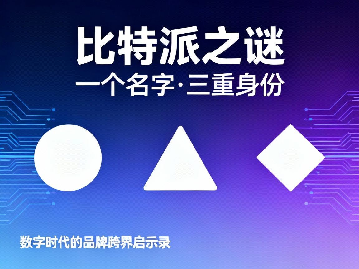 比特派之谜，一个名字，三重身份，数字时代的品牌跨界启示录