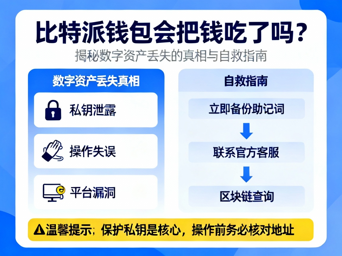 比特派钱包会把钱吃了吗？揭秘数字资产丢失的真相与自救指南