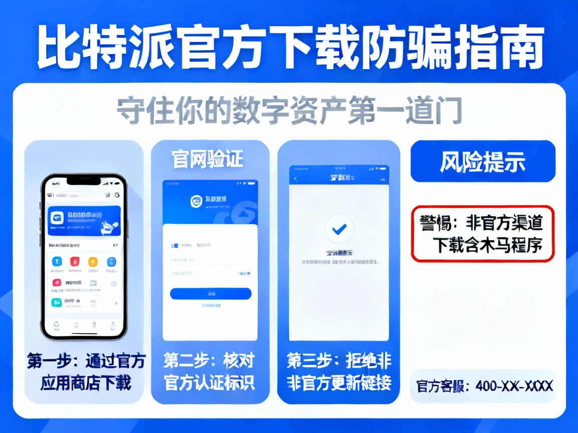 比特派官方下载防骗指南，守住你的数字资产第一道门