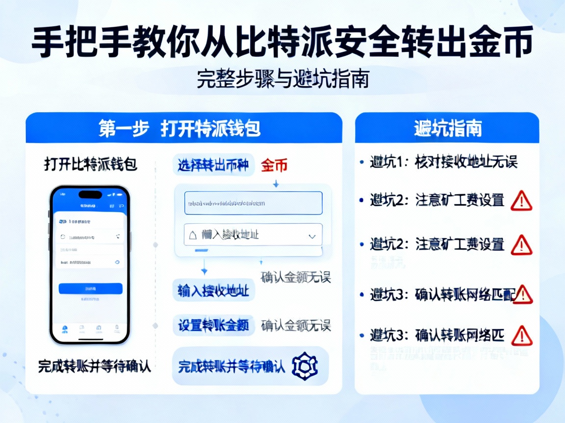 手把手教你从比特派安全转出金币，完整步骤与避坑指南