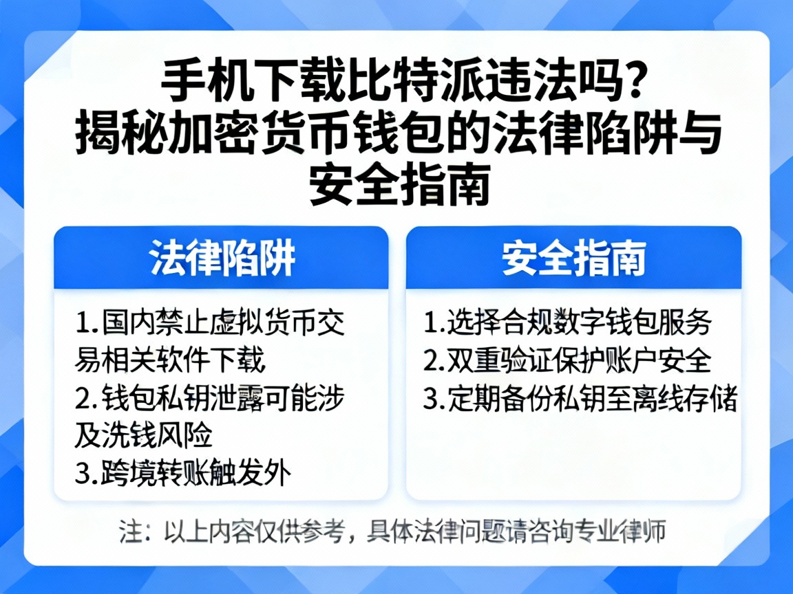手机下载比特派违法吗？揭秘加密货币钱包的法律陷阱与安全指南