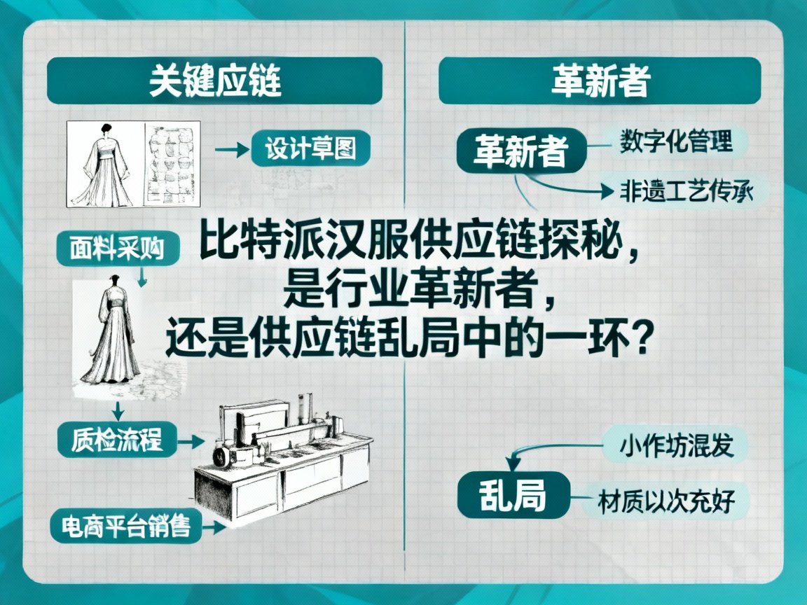 比特派汉服供应链探秘，是行业革新者，还是供应链乱局中的一环？