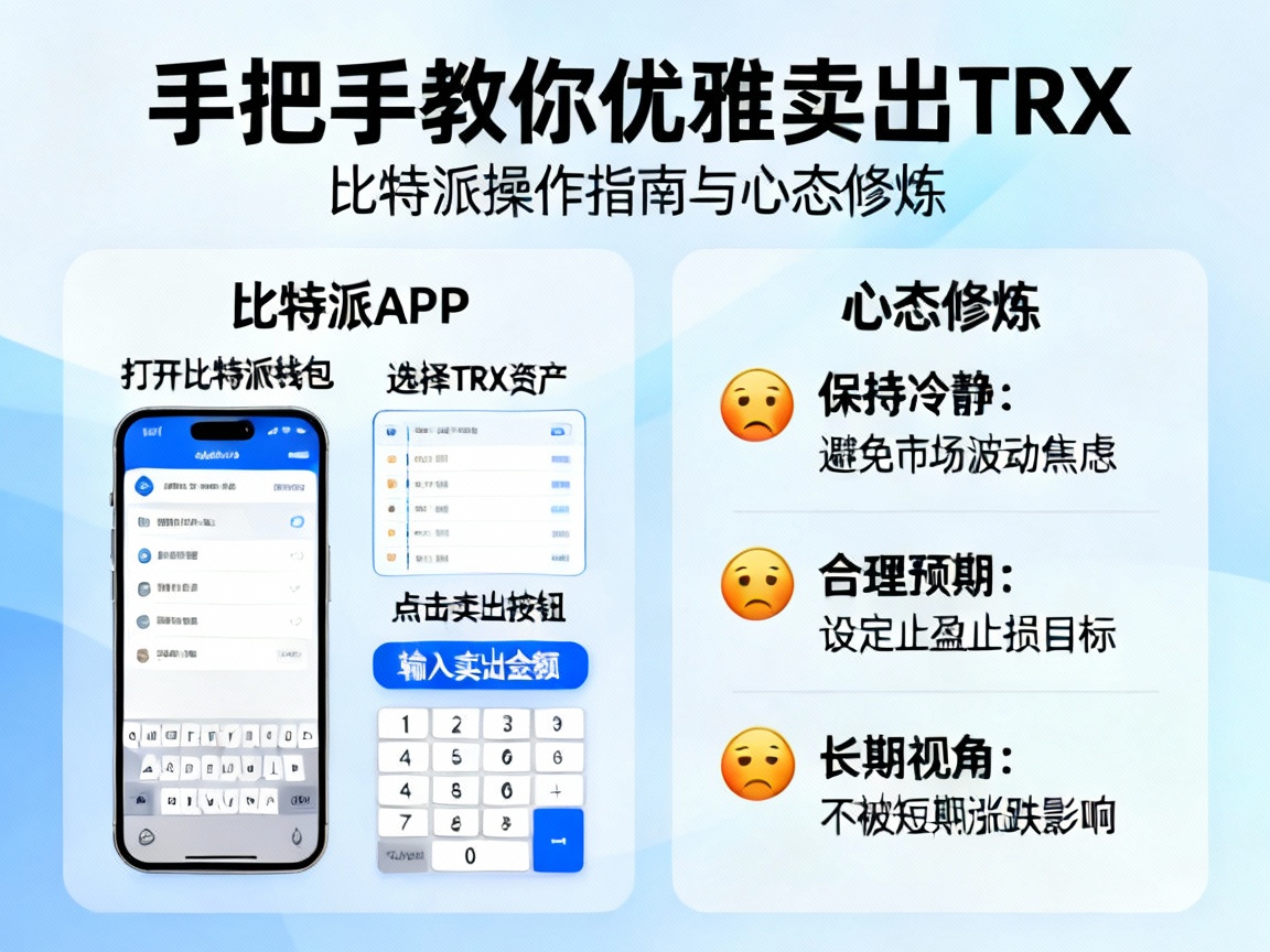 手把手教你优雅卖出TRX，比特派操作指南与心态修炼