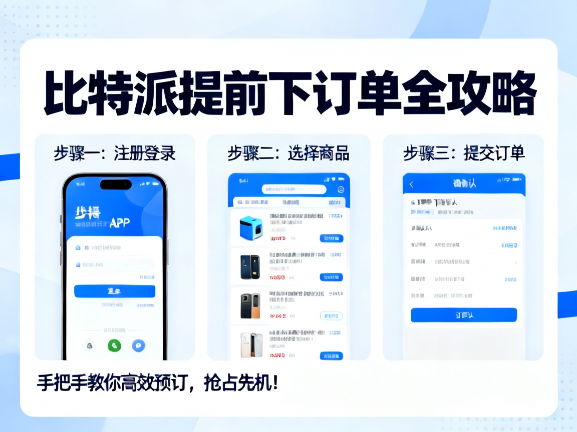 比特派提前下订单全攻略，手把手教你高效预订，抢占先机！
