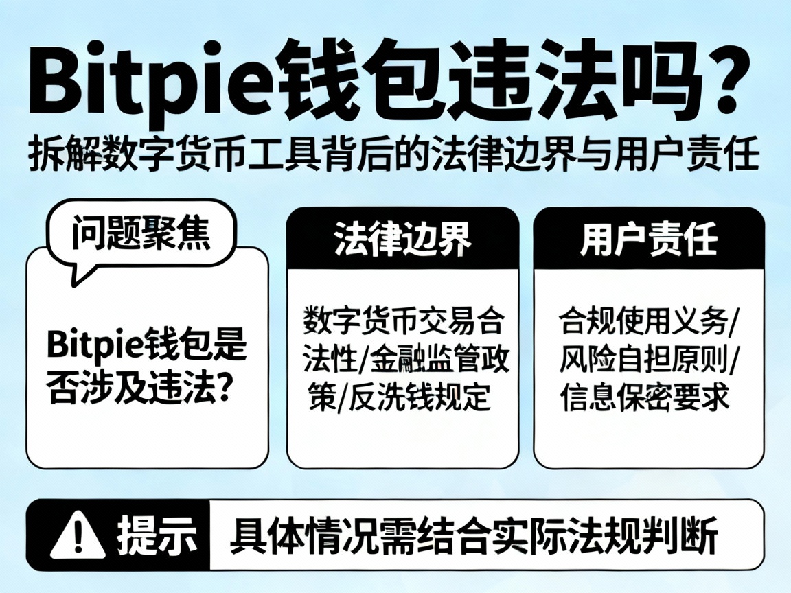 Bitpie钱包违法吗？拆解数字货币工具背后的法律边界与用户责任