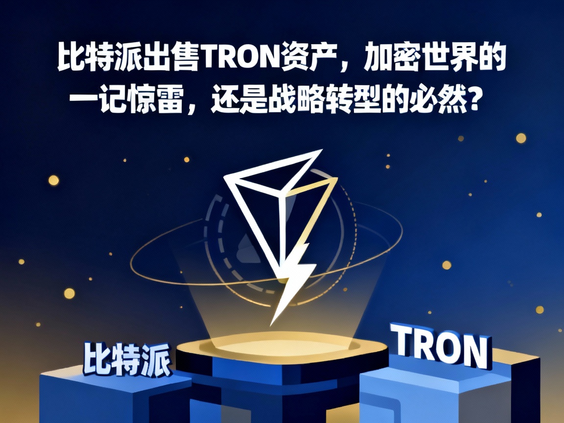 比特派出售TRON资产，加密世界的一记惊雷，还是战略转型的必然？