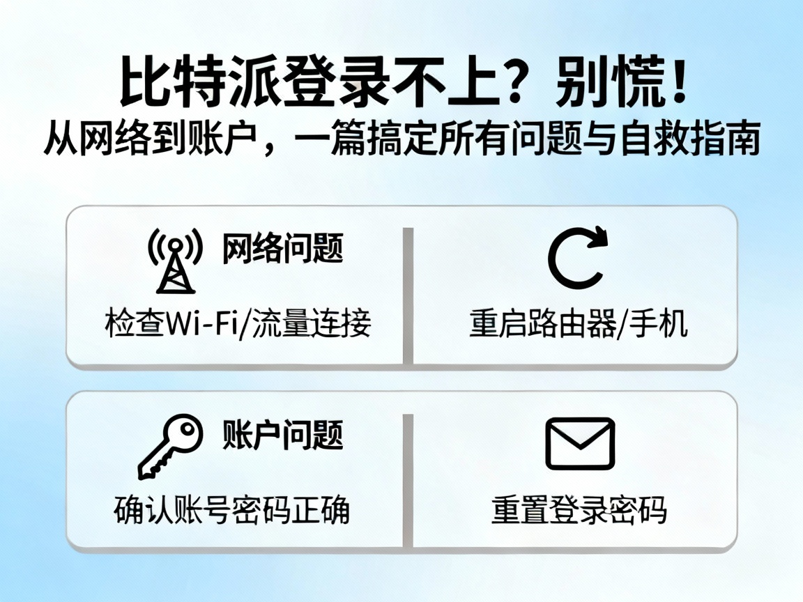 比特派登录不上？别慌！从网络到账户，一篇搞定所有问题与自救指南
