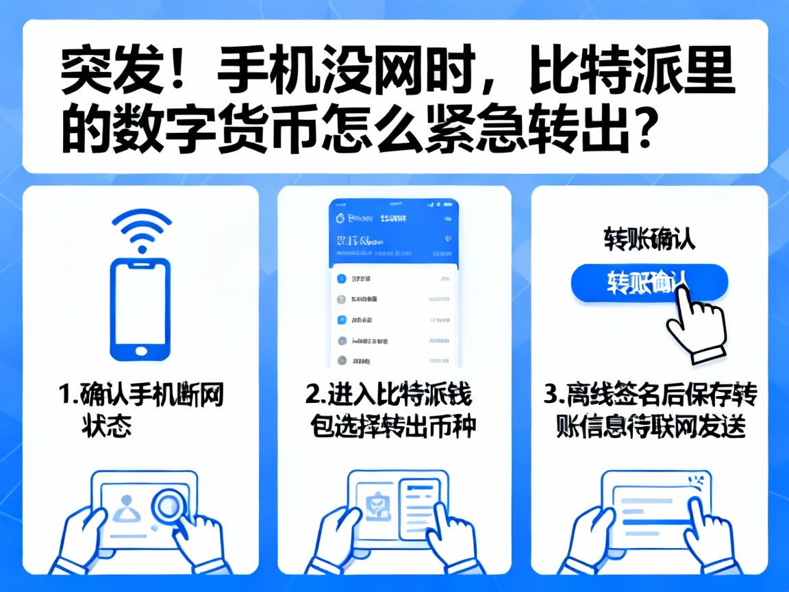突发！手机没网时，比特派里的数字货币怎么紧急转出？