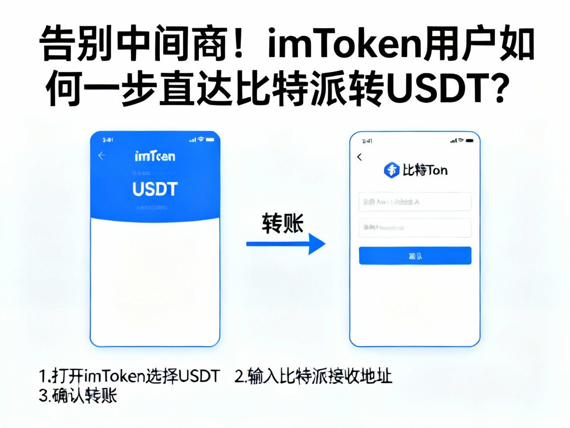 告别中间商！imToken 用户如何一步直达比特派转 USDT？