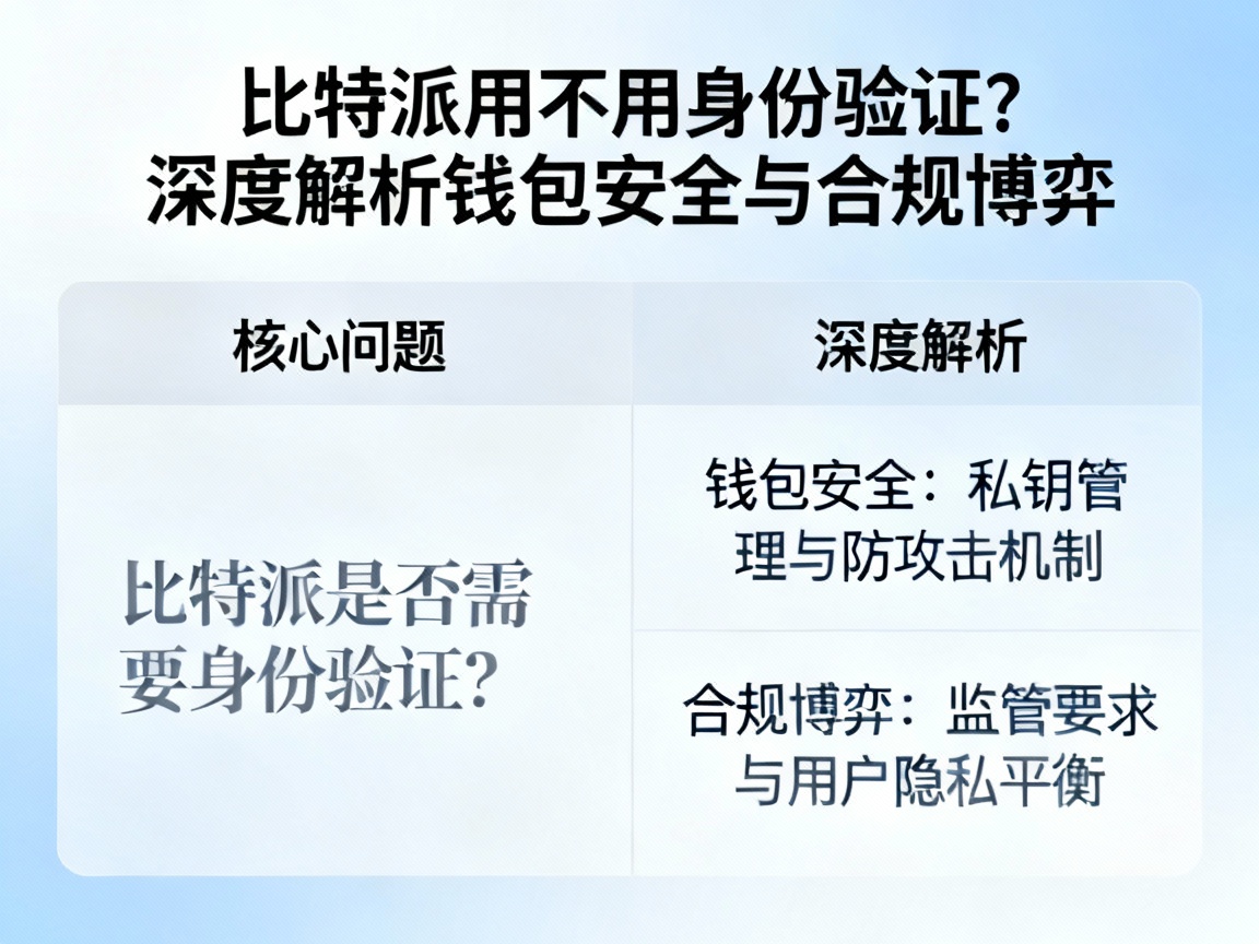 比特派用不用身份验证？深度解析钱包安全与合规博弈