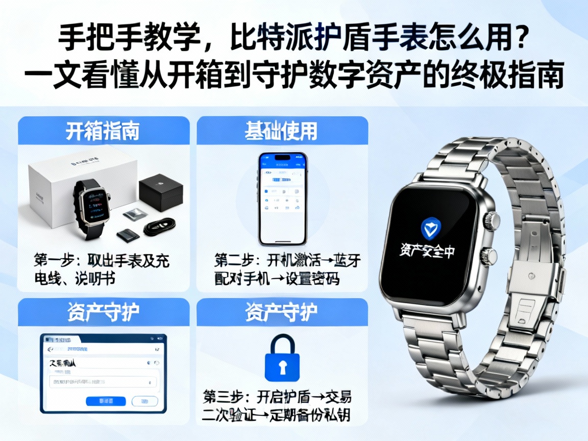 手把手教学，比特派护盾手表怎么用？一文看懂从开箱到守护数字资产的终极指南
