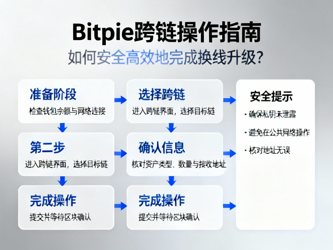 Bitpie跨链操作指南，如何安全高效地完成换线升级？
