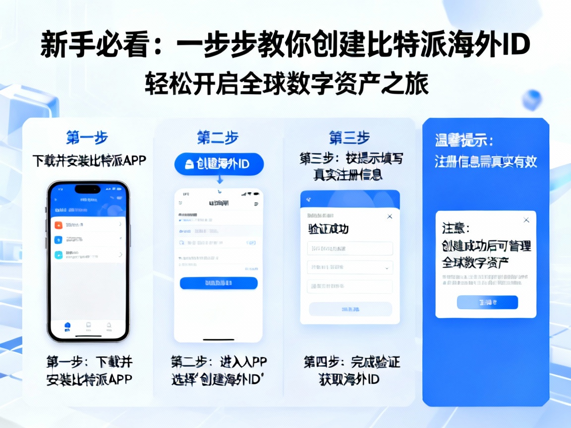 新手必看，一步步教你创建比特派海外ID，轻松开启全球数字资产之旅