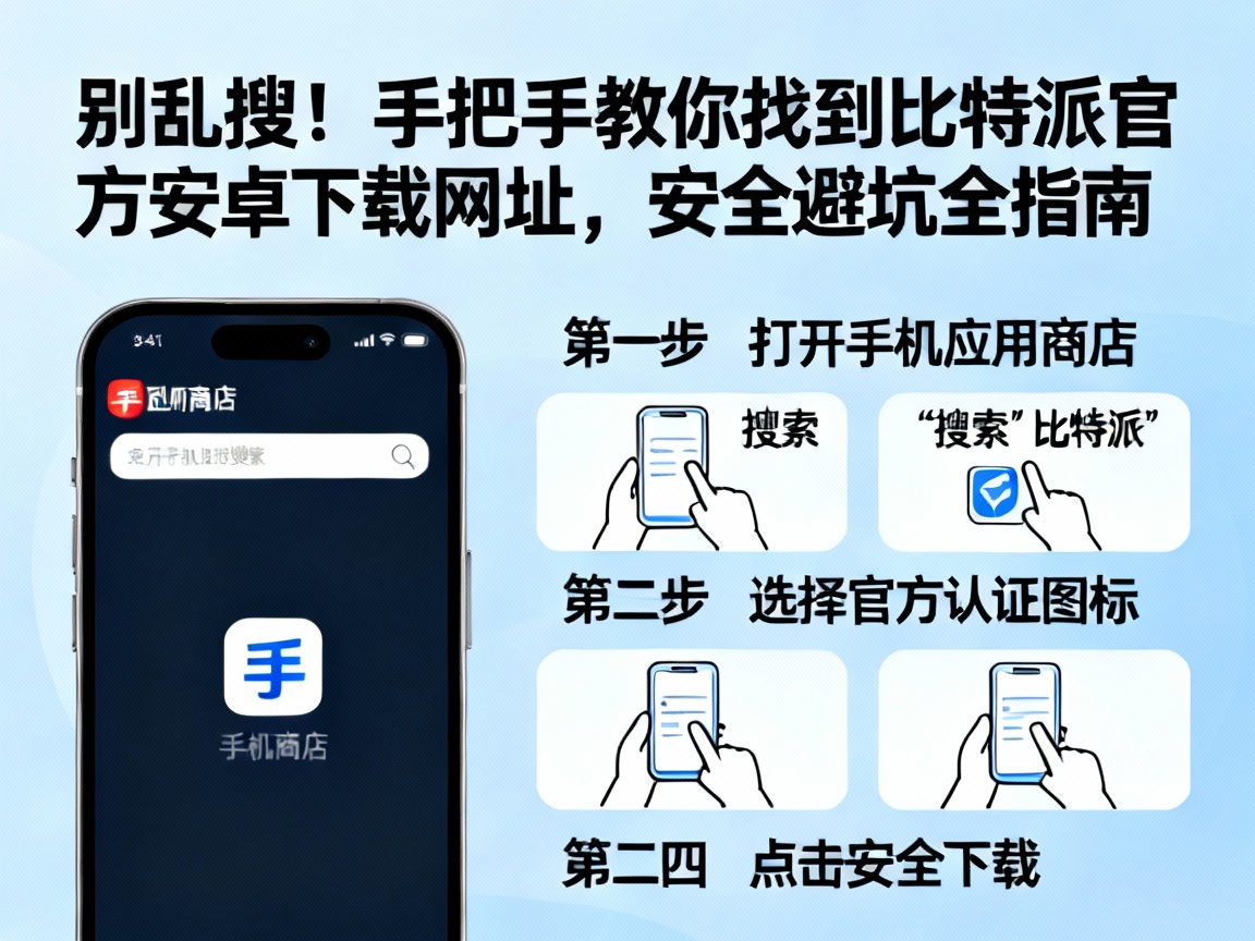 别乱搜！手把手教你找到比特派官方安卓下载网址，安全避坑全指南