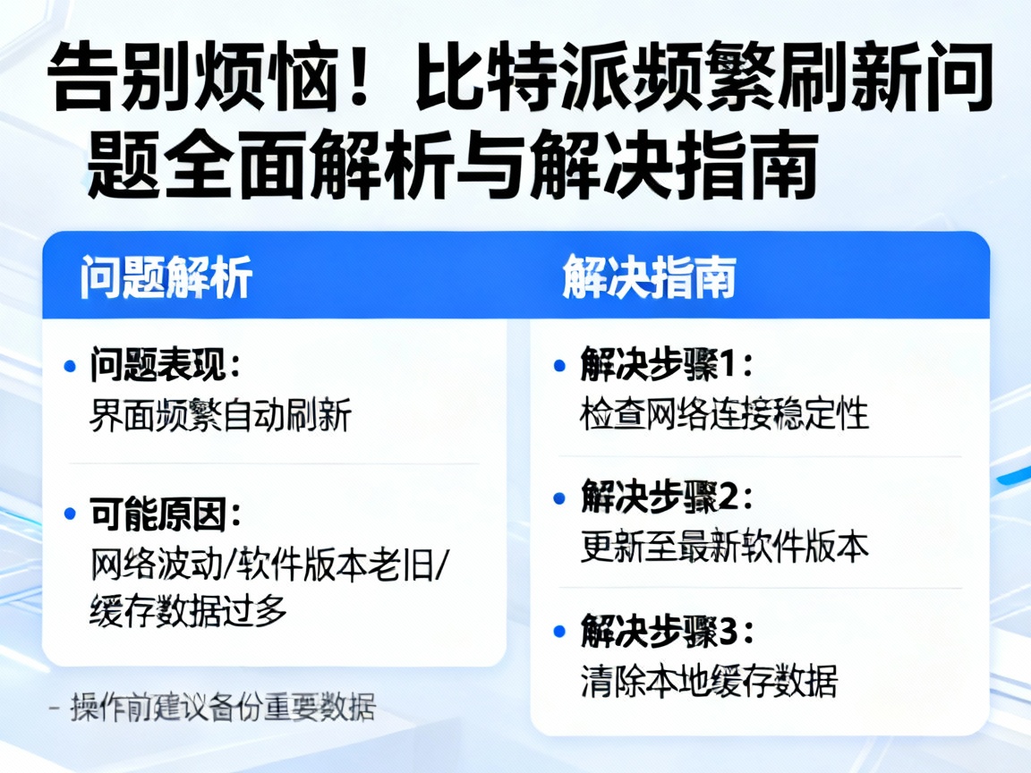 告别烦恼！比特派频繁刷新问题全面解析与解决指南