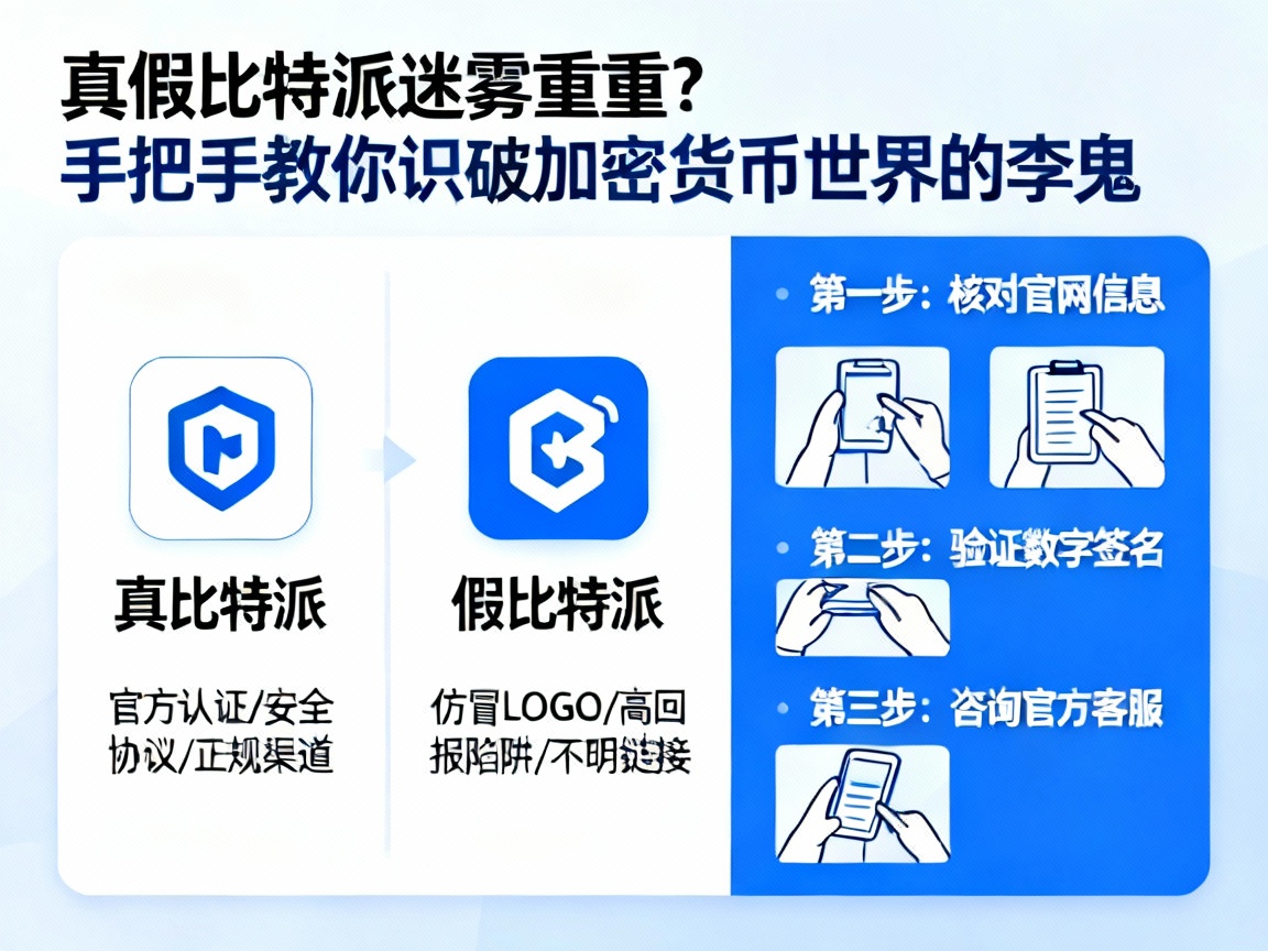 真假比特派迷雾重重？手把手教你识破加密货币世界的李鬼
