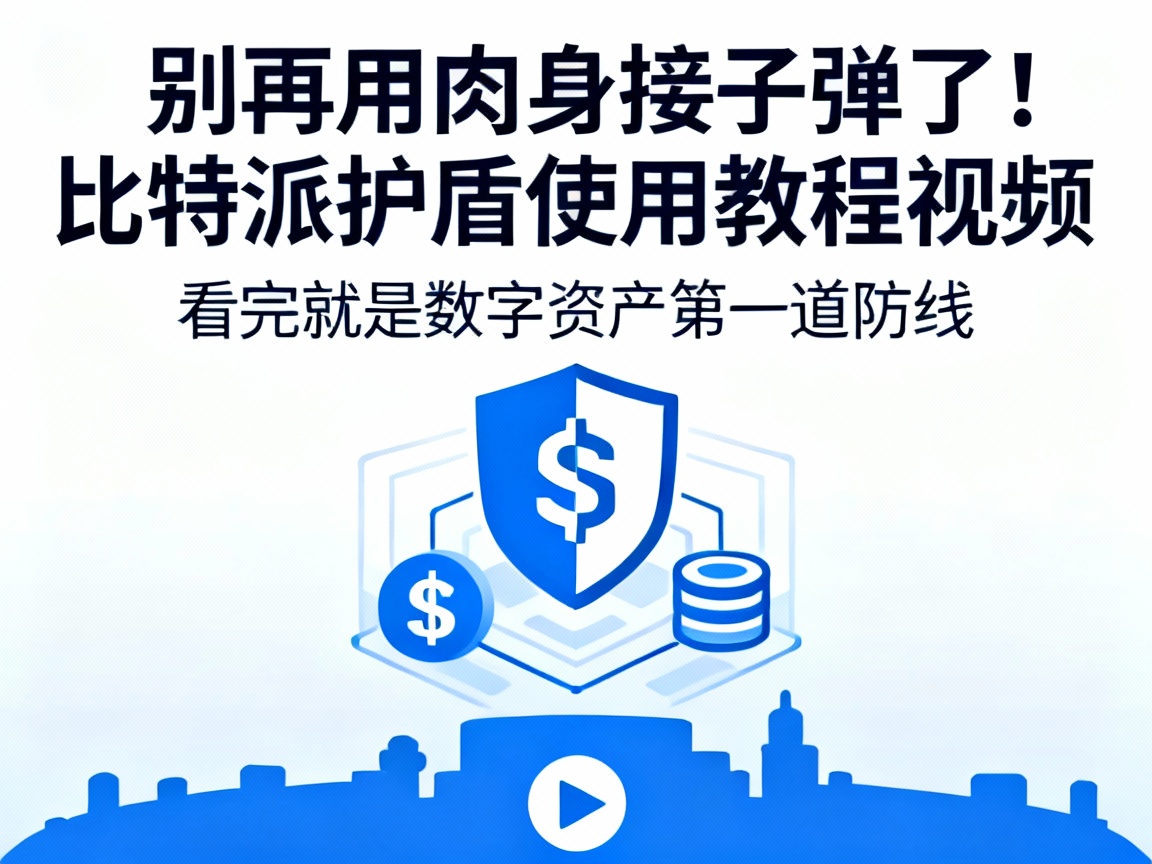 别再用肉身接子弹了！比特派护盾使用教程视频，看完就是数字资产第一道防线