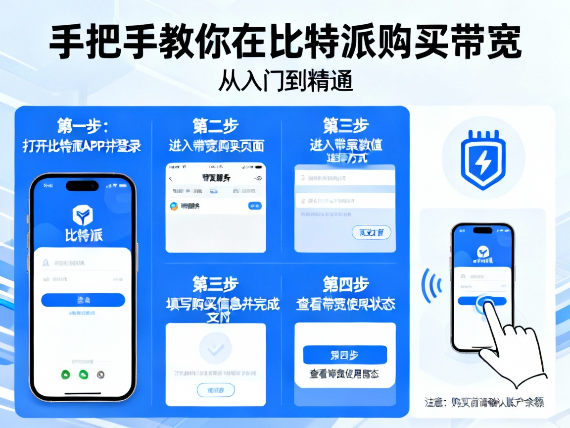手把手教你在比特派购买带宽，从入门到精通