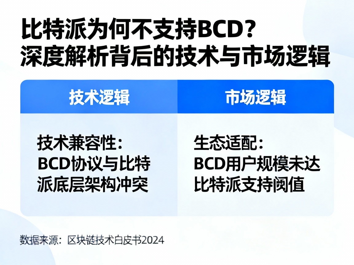 比特派为何不支持BCD？深度解析背后的技术与市场逻辑