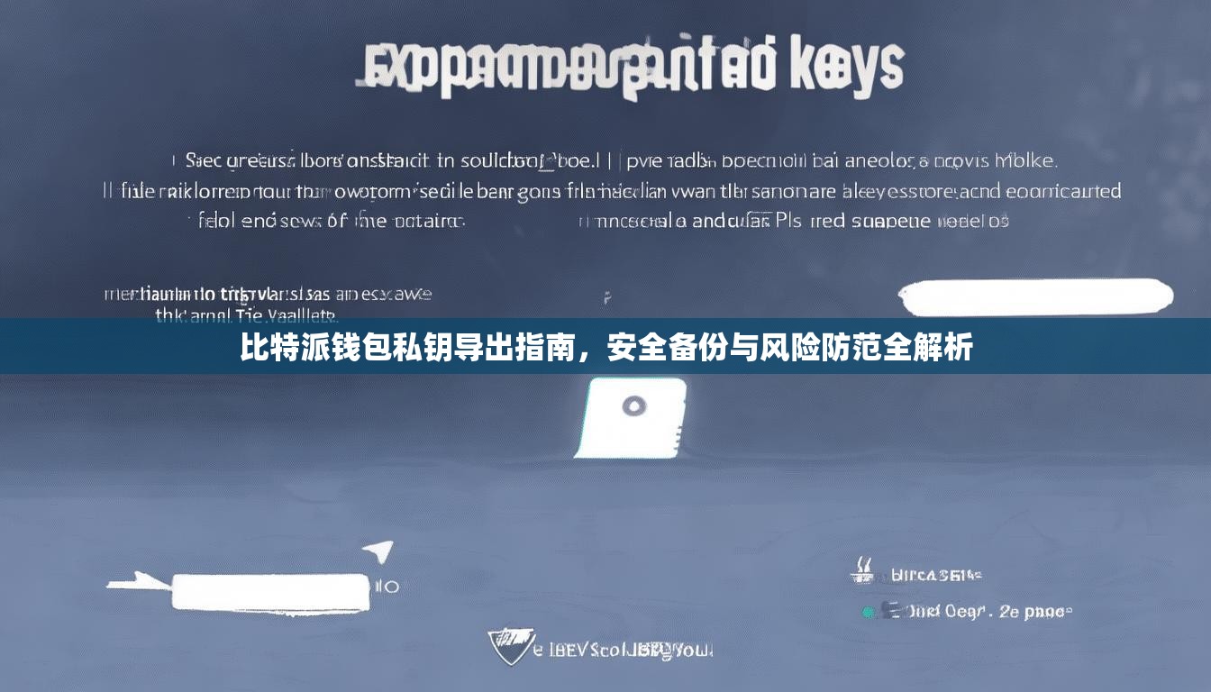 比特派钱包私钥导出指南，安全备份与风险防范全解析