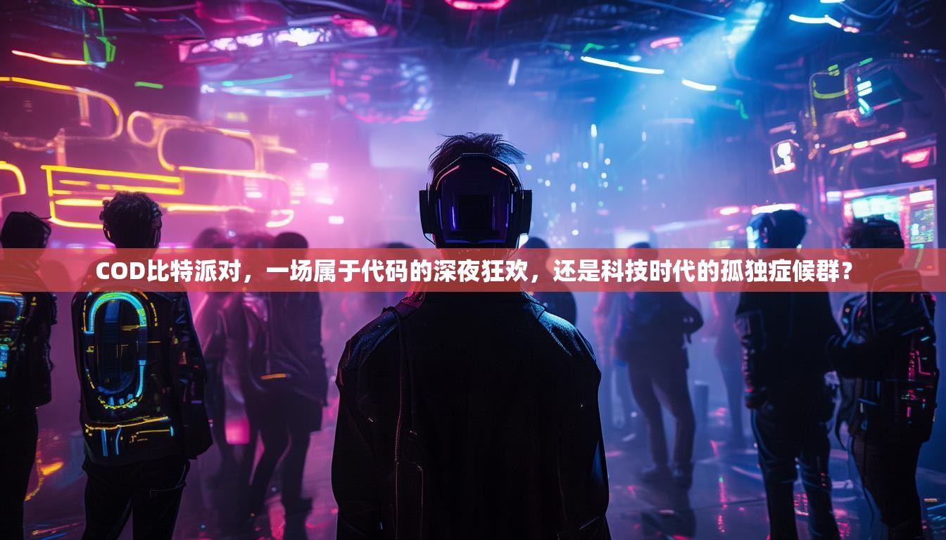 COD比特派对，一场属于代码的深夜狂欢，还是科技时代的孤独症候群？