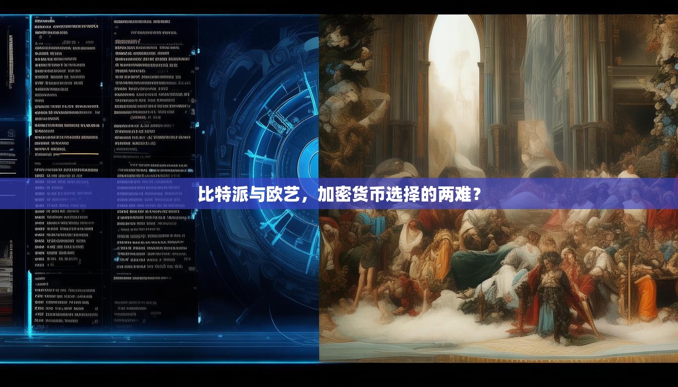 比特派与欧艺，加密货币选择的两难？