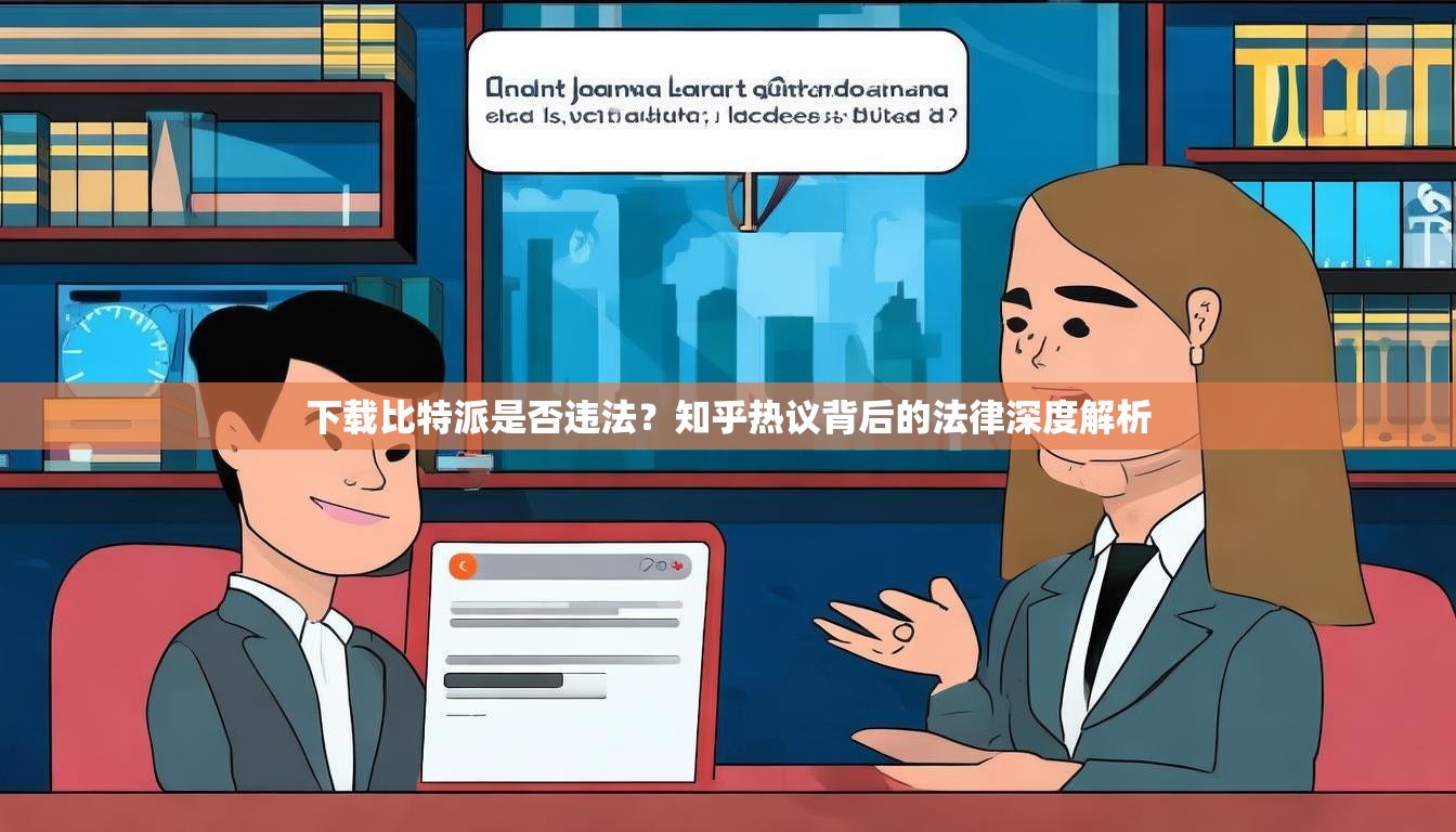 下载比特派是否违法？知乎热议背后的法律深度解析