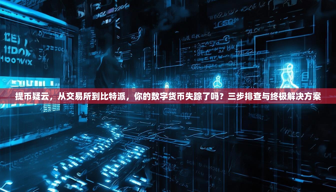提币疑云，从交易所到比特派，你的数字货币失踪了吗？三步排查与终极解决方案