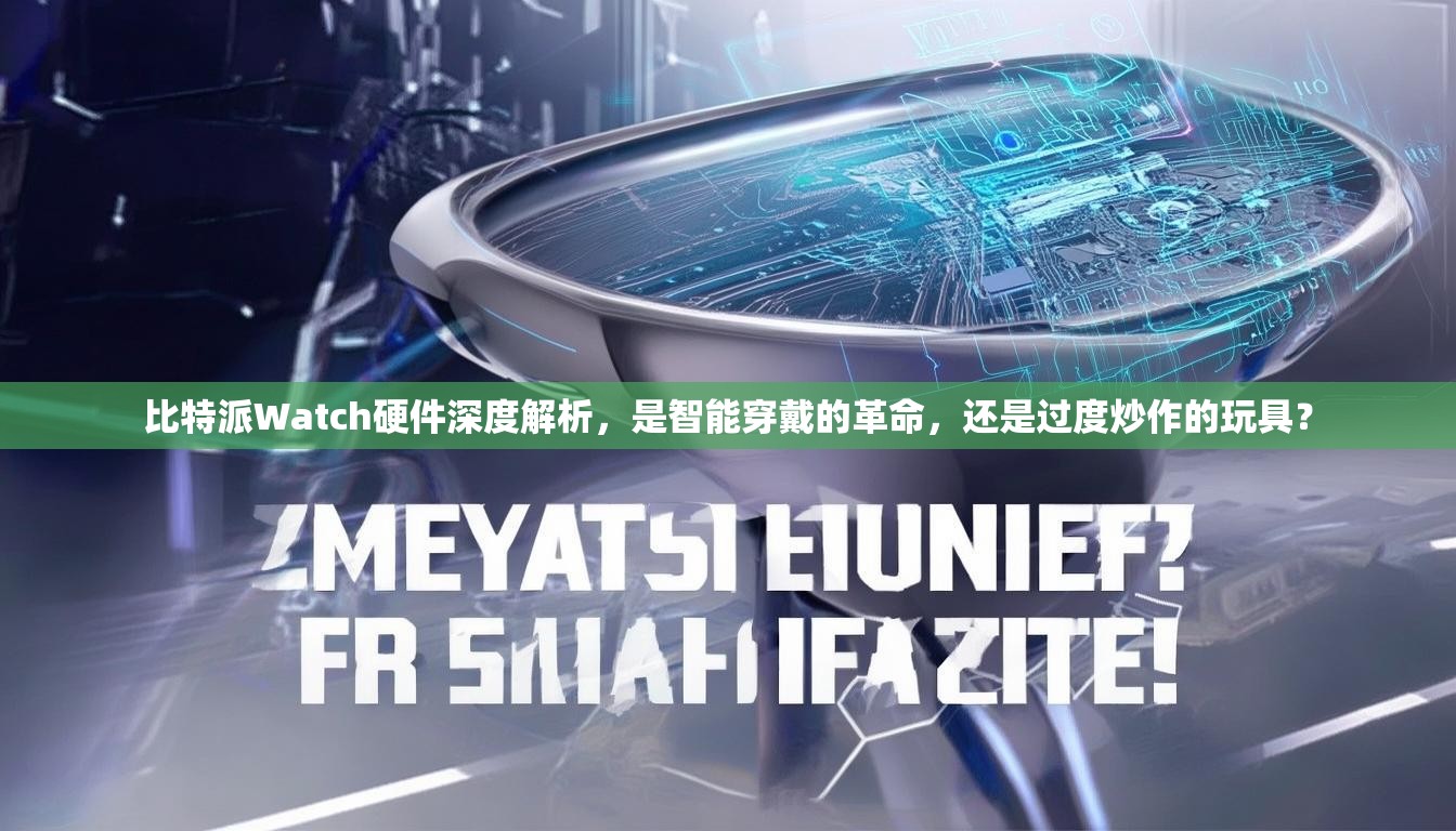 比特派Watch硬件深度解析，是智能穿戴的革命，还是过度炒作的玩具？