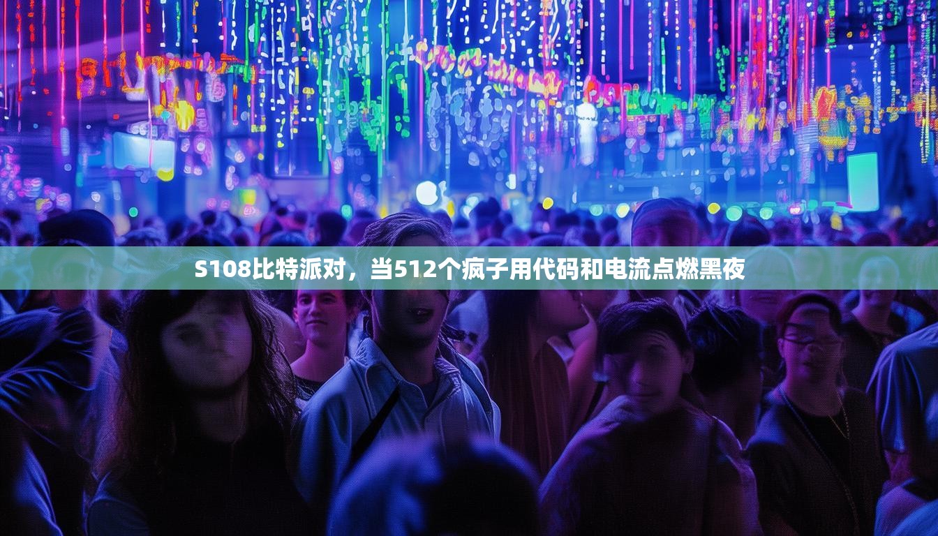 S108比特派对，当512个疯子用代码和电流点燃黑夜