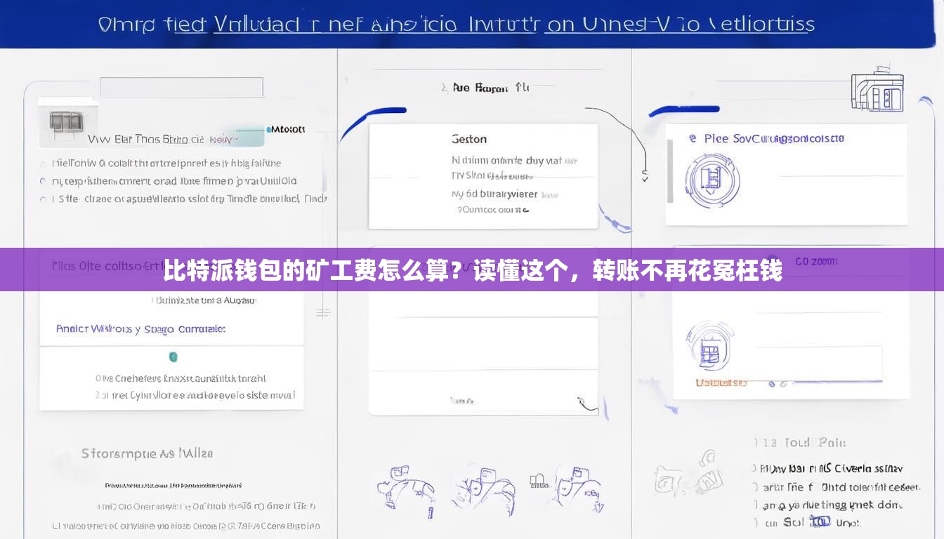 比特派钱包的矿工费怎么算？读懂这个，转账不再花冤枉钱