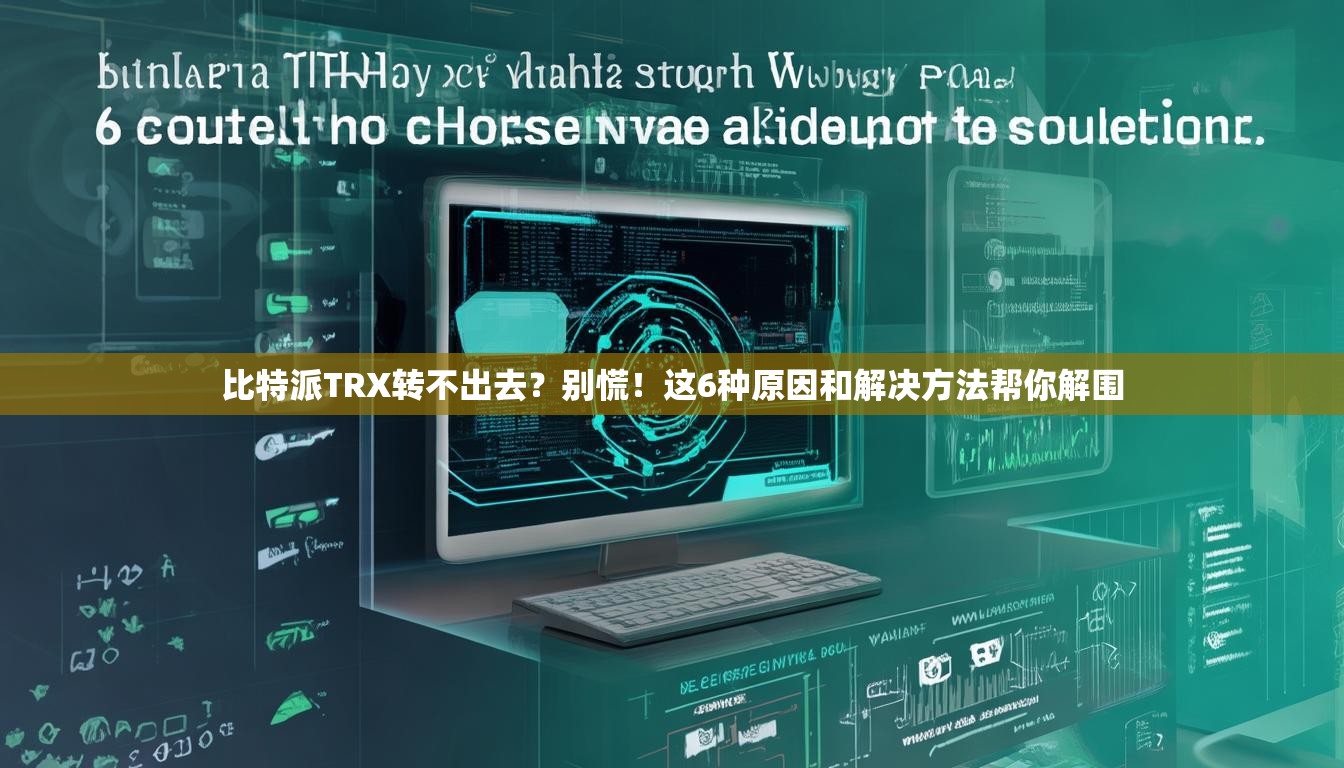 比特派TRX转不出去？别慌！这6种原因和解决方法帮你解围