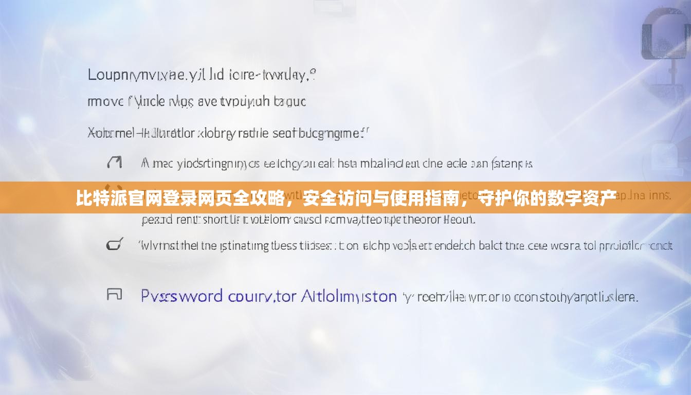 比特派官网登录网页全攻略，安全访问与使用指南，守护你的数字资产