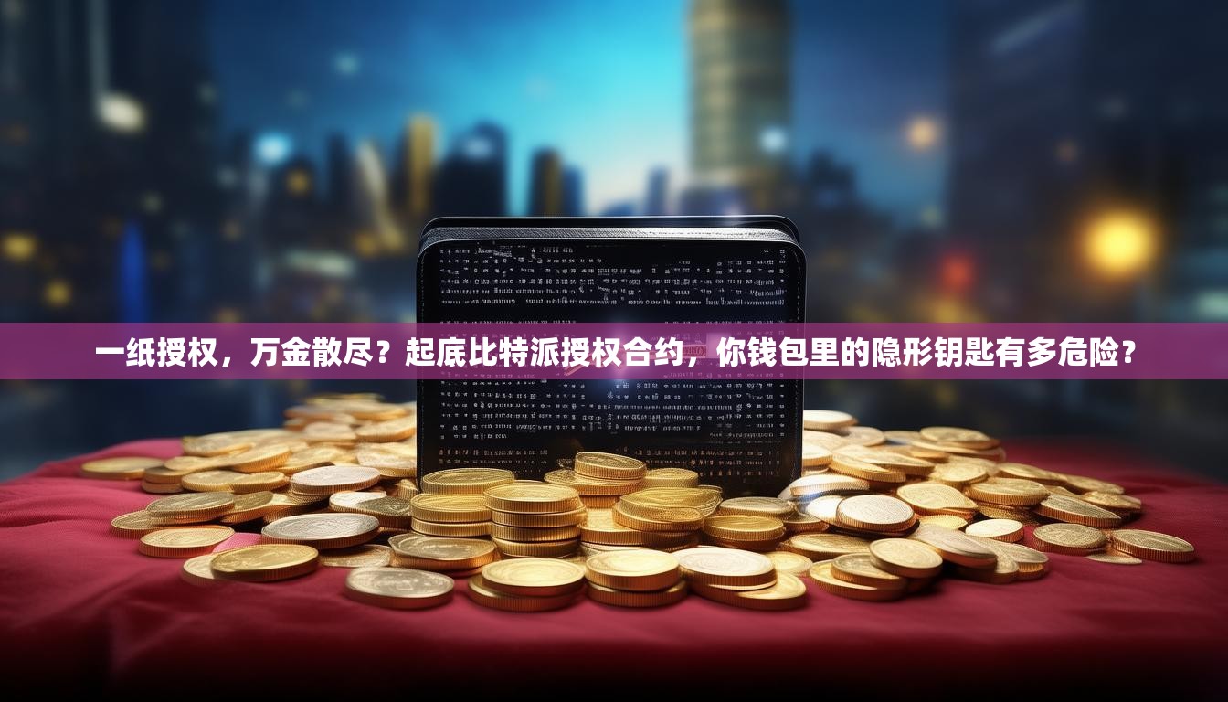 一纸授权，万金散尽？起底比特派授权合约，你钱包里的隐形钥匙有多危险？