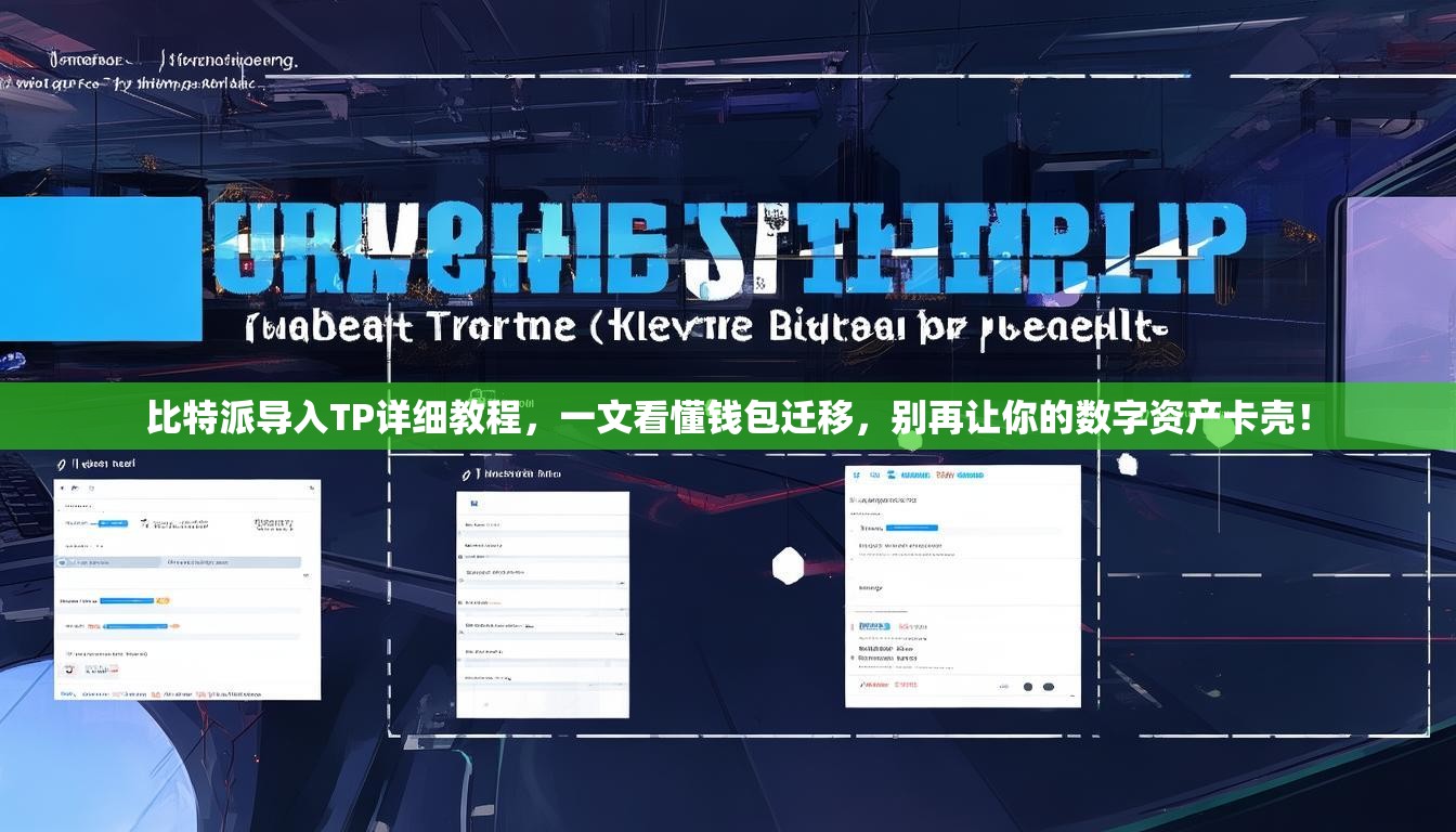 比特派导入TP详细教程，一文看懂钱包迁移，别再让你的数字资产卡壳！